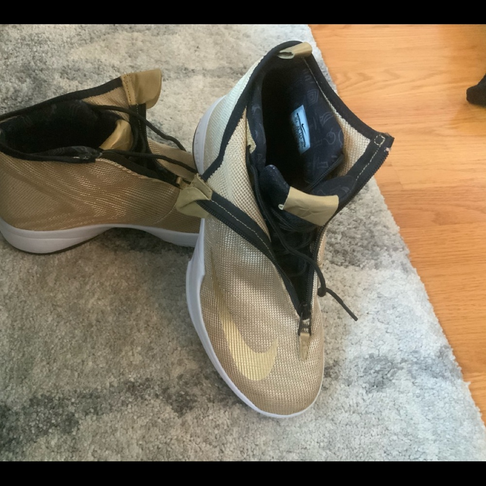 Nike Gold High Top Sneakers - Very lightly worn